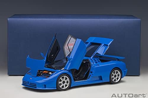 AUTOart 1/18 Scale Bugatti EB110 SS French Blue Finished Model 70917