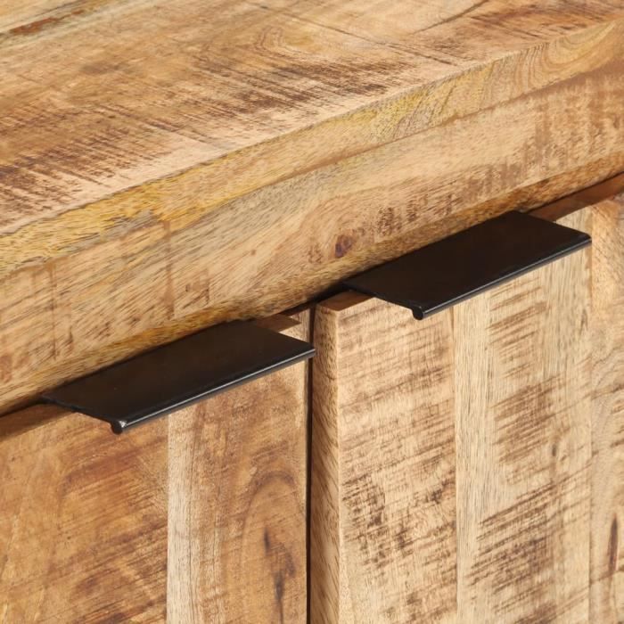 VidaXL Buffet 59x33x75 Cm Raw Mango Wood
