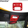 Front Reading Light Lamp Panel Frame Cover Trim Red For Chevy Camaro 2010-2015