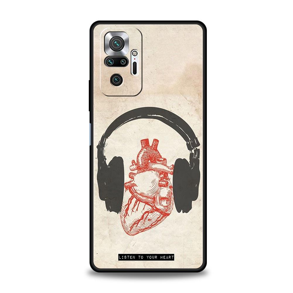 Creative Heart Medical Phone Case For Xiaomi Redmi Note 14 13 12 5G 11 10 Pro Plus 4G 9S 9 14C 13C 12C 10C 9C 9A Soft TPU Cover