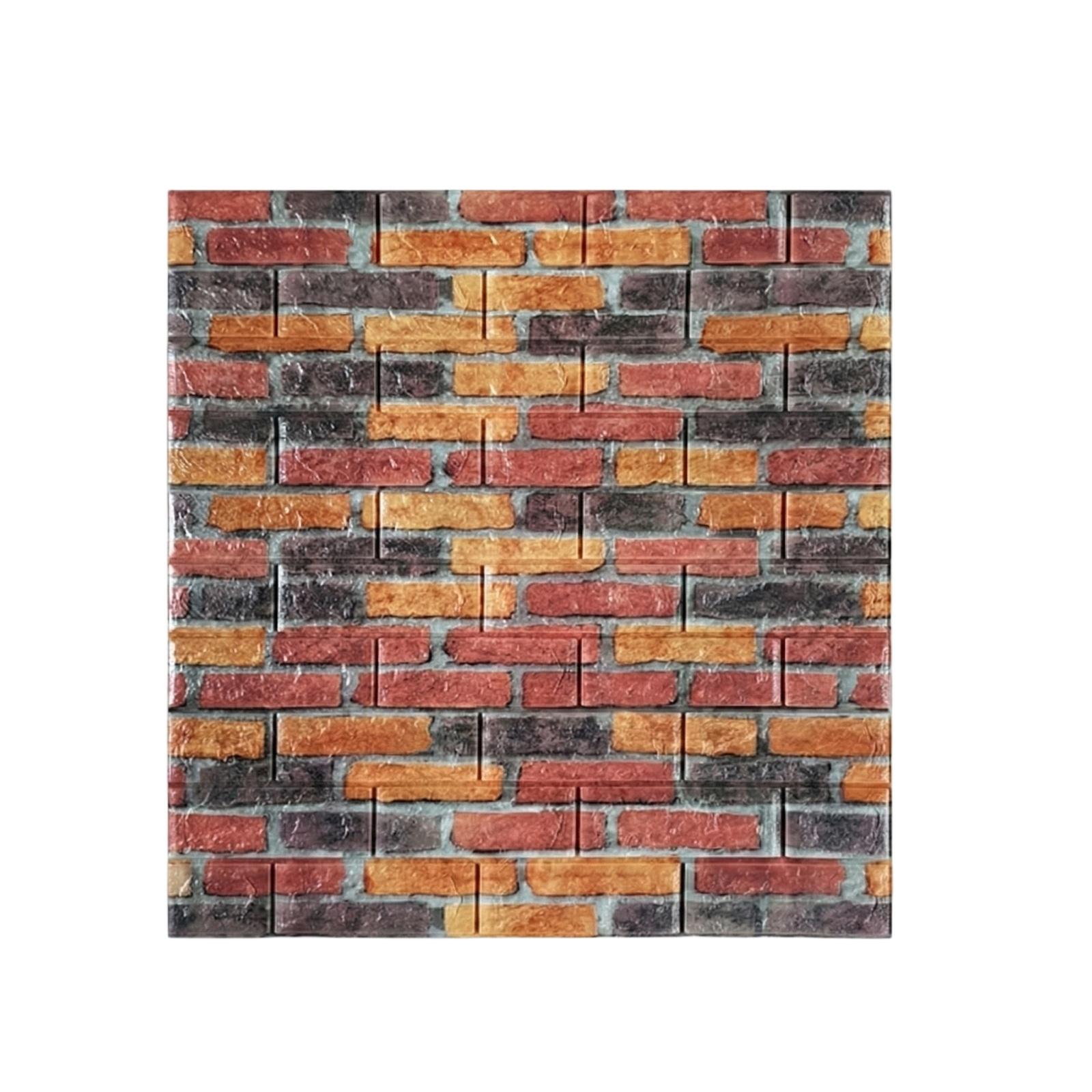 Пенопласт 3D Стереоскопический Водонепроницаемый Изоляция Кирпичный Узор Самоклеящиеся Обои