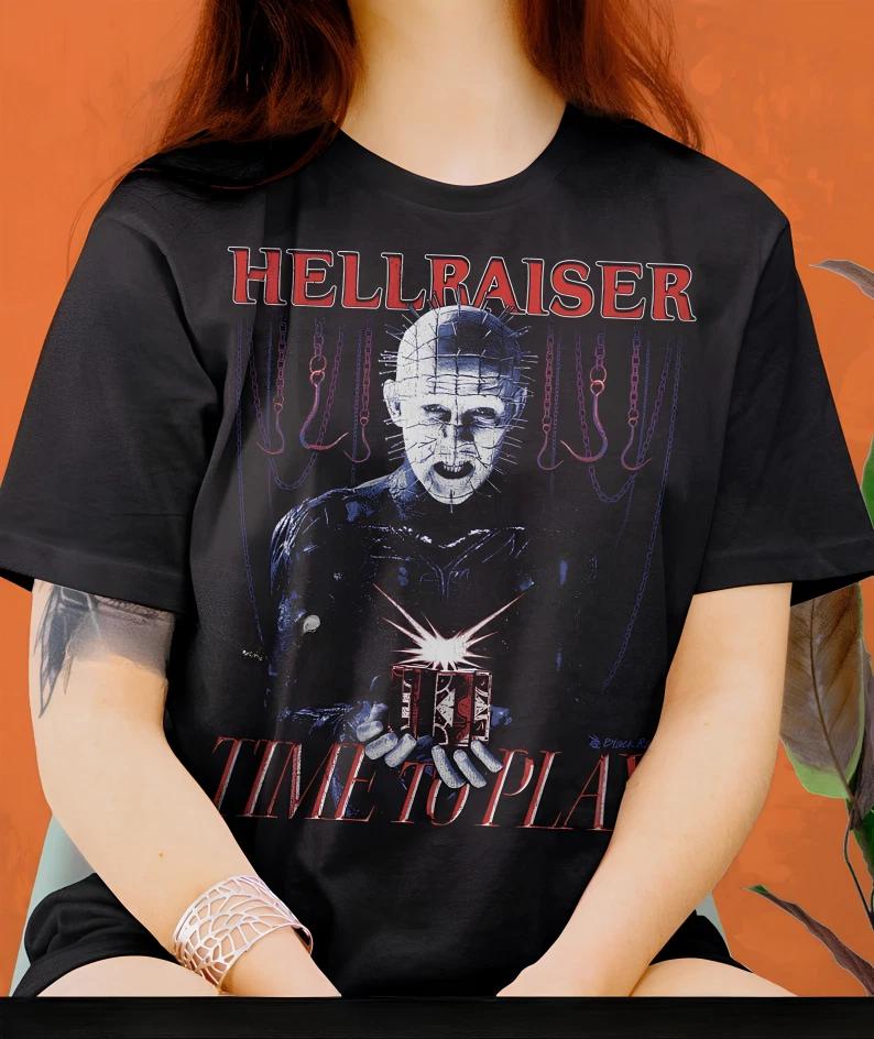 Hellraiser Pinhead Time To Play Unisex Classic T-shirt S