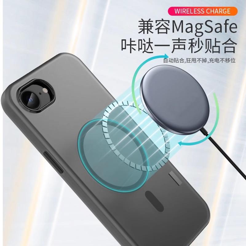 Applicable to iPhone11promax matte matte magnetic suction mobile phone case Apple 11E semi-skin-permeable anti-drop sheath