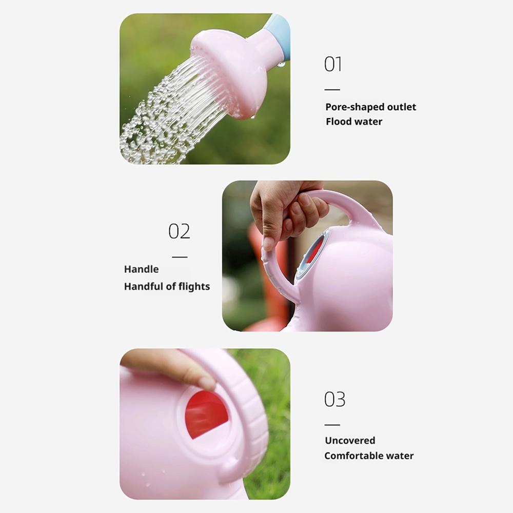 1.5L Cartoon Elephant Thick Watering Can For Plants Kid Toys Hand Watering Can Watering Spray Can Gardening Irrigation