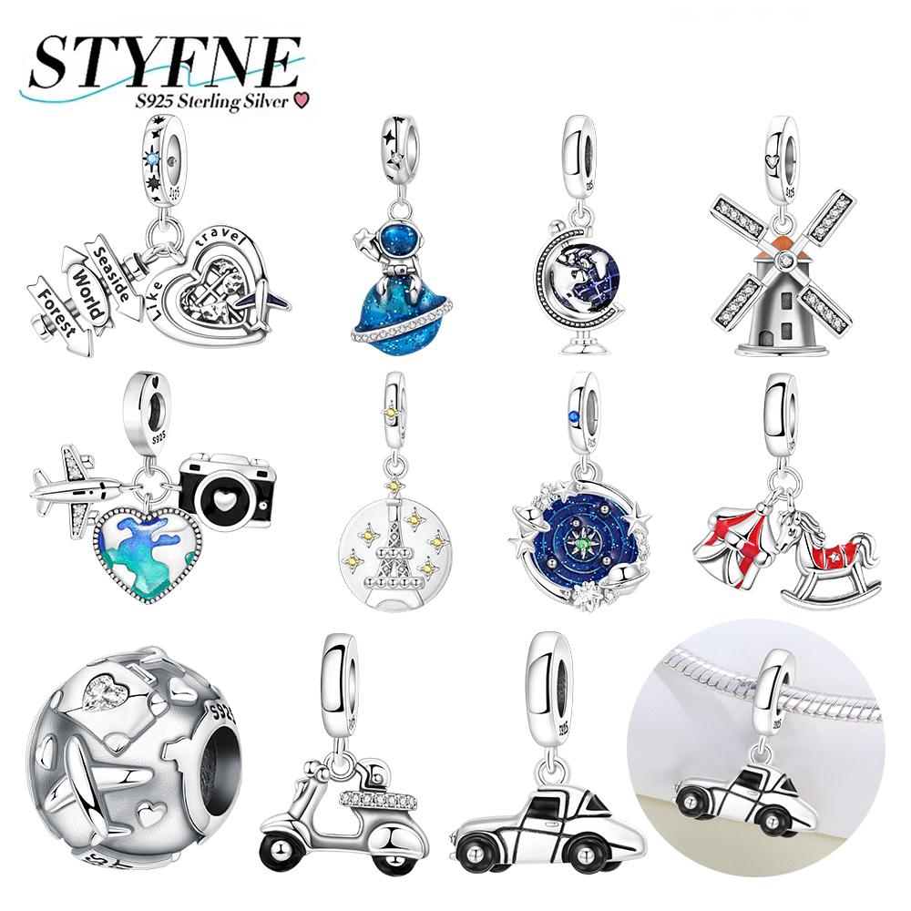 Charms SilberOriginale Kamera Auto Perlen Für Charms Kupferarmband Perlen Schmuckherstellung Damen Geschenk