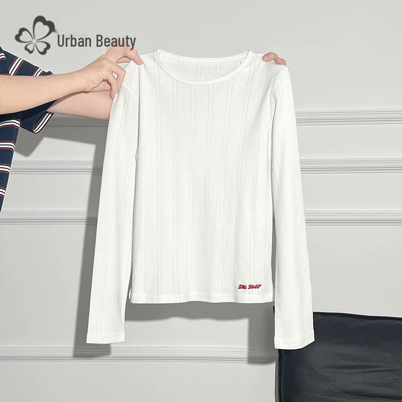 Urban Beauty Women's Long-Sleeve Crew Neck T-Shirt