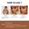 6 Farben Abdeckstift-Palette - Deckt Makel Akne Narben ab, Primer BB Cream Foundation Stick, Langanhaltendes Natürliches Finish Gesichts-Make-up für Alle Hauttypen