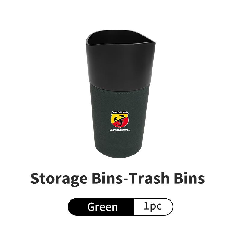 Car Water Cup Phone Beverage Holder Trash Can Storage Bucket For Abarth Fiat Grande Punto Tipo Stilo Ducato Palio 500x