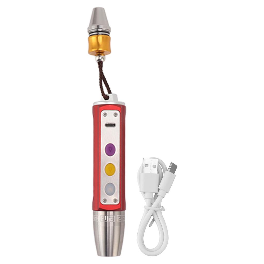 Luce di Valutazione Giada 3 Sorgenti Luminose Dimming Stepless Torcia LED per Identificazione Giada per Gioielli
