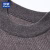 ROMON Men's 100% Pure Wool Thickened Striped Mock Neck Sweater