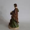 Vintage Holy Family Christmas Figurine Resins Nativity Scene Sculpture Holiday Tabletop Religious Decors Ornament Gift