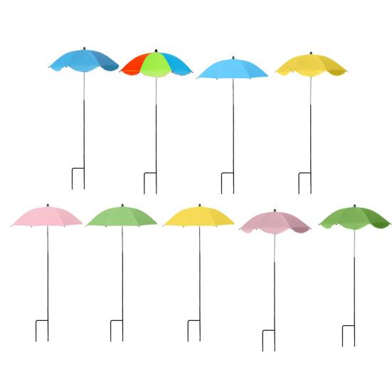 24 Inch Plant Umbrella Garden Plant Sunshade Adjustable Parasol Protects Plants from Harsh Sunlight for Outdoor Plants Potted Flowers Garden Beds