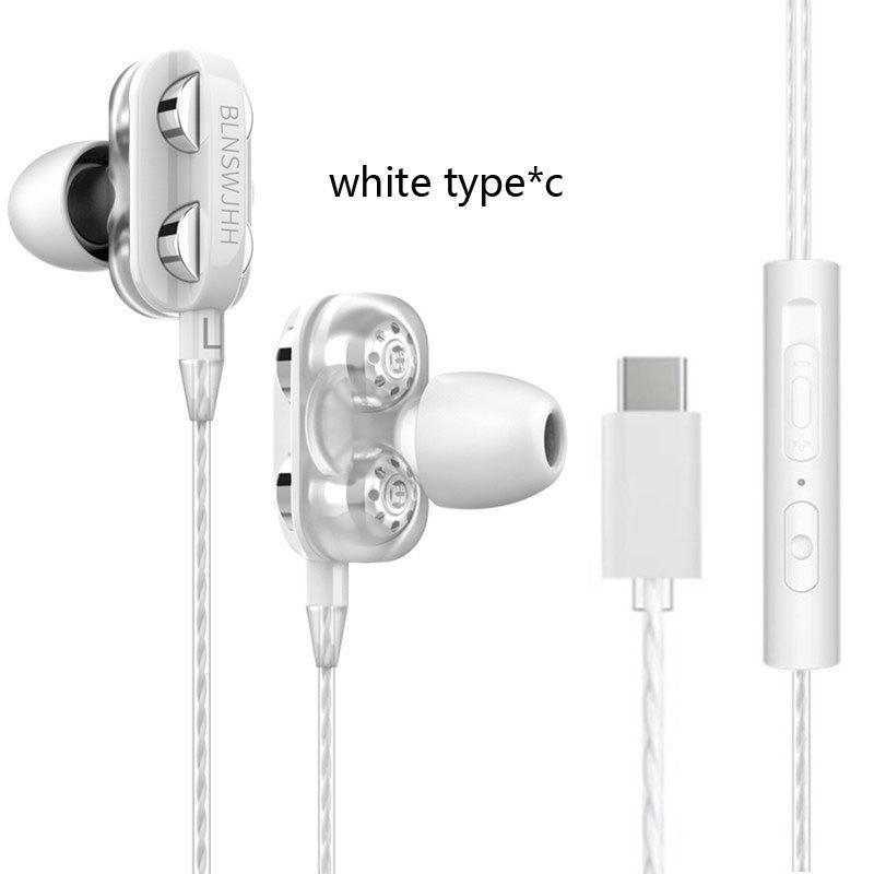 Căști cu fir HiFi Super Bass Căști intraauriculare de 3,5 mm Căști stereo Căști ergonomice pentru sport