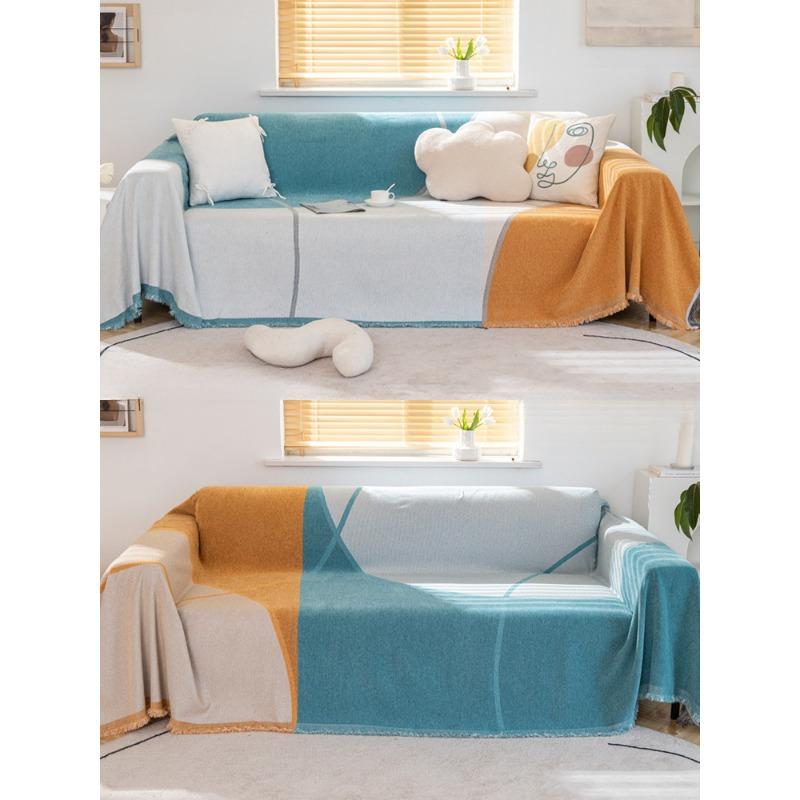 Sofa Cover Towel Chenille Anti-Scratching Sofa Cushion All-Inclusive Non-Slip Cover Cover Modern Simple Universal Cover Thickened