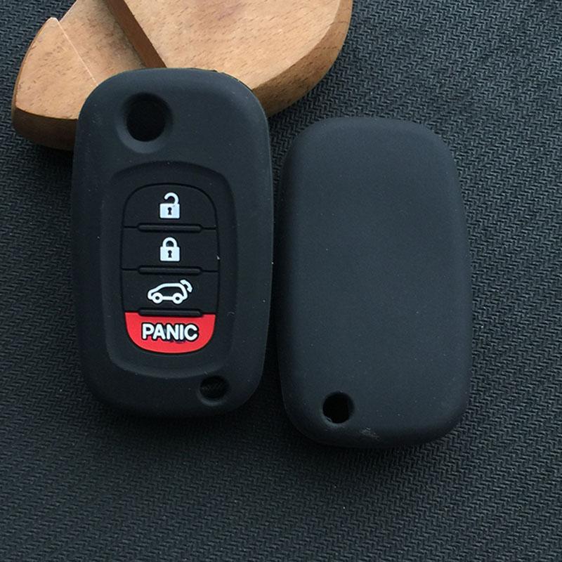 ZAD Silicone Key Cover for Benz Smart Fortwo 453 Forfour 2015 2016 2017 Starline A93 Case for Keychain Alarm