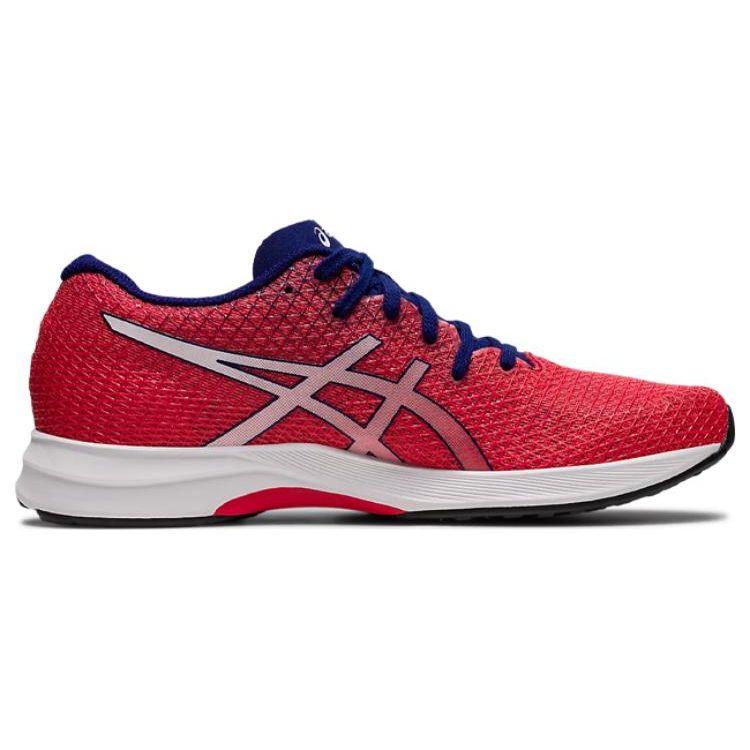 Asics Lyteracer 4 Breathable Low-Top Running Shoes Women Sneaker Red White 1012B192-601