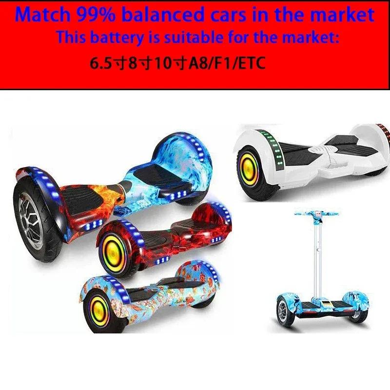 Upgrade 36V Battery pack 12000mAh Rechargeable Lithium ion battery for Electric self balancing Scooter Hover Board unicycle