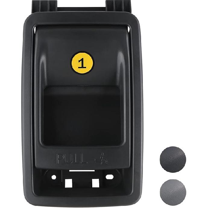 TQPONLY Folding Seat Latch Release Handle | Compatible With 11-20 Toyota Sienna | Replaces 75220 72909-08011 (Gray)