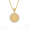 Hip Hop Iced Out San Benito San Benito Holy Medal Pendant Jesus Necklace Religious Amulet Jewelry for Men and Women