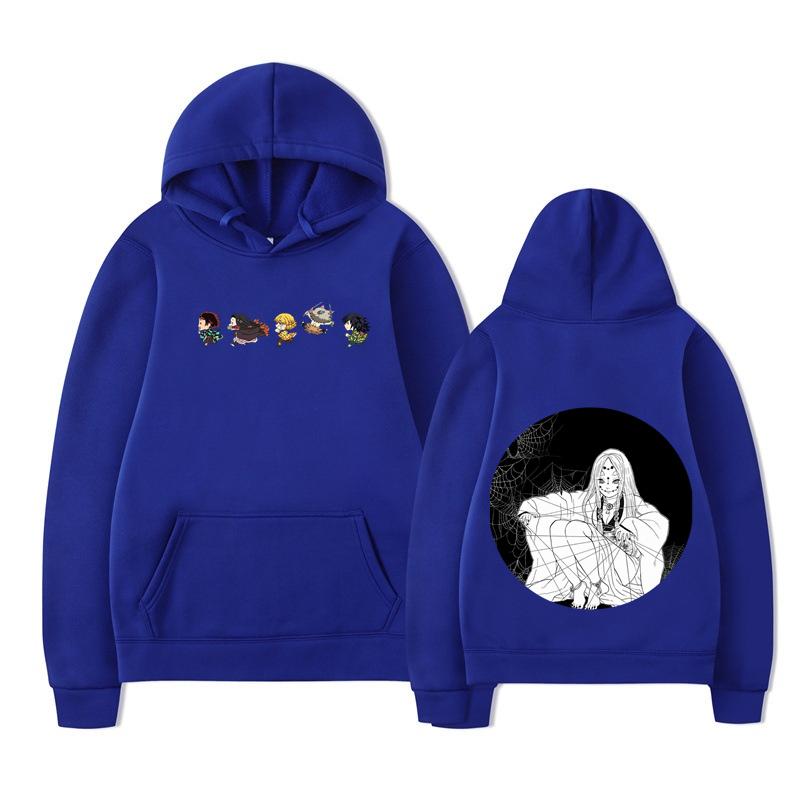 Démonická mikina přes hlavu Demon Slayer Kimetsu no Yaiba Potisk Mikina Pánská Dámská Oversized Ležérní Mikina Streetwear