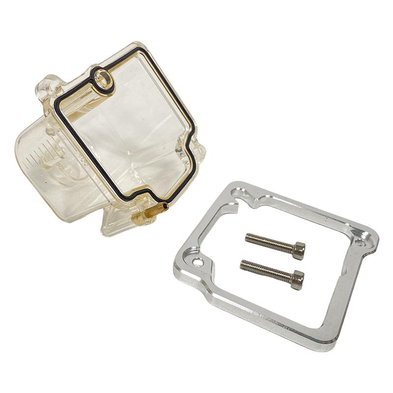 Motorcycle Transparent Carburetor Clear Bottom Float Bowl Oil Cup For PWK Keihin PJ PE PZ KSR EVO VM22 PHBG Carburetor