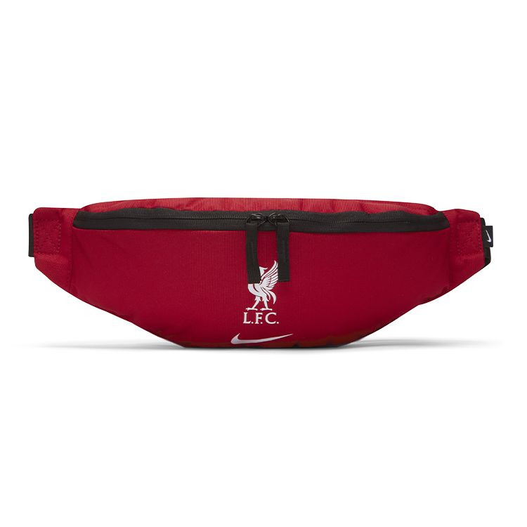 Nike Lfc Liverpool Football Sports Leisure Fitness Polyester Waist Bag Regular Couple Style Unisex Waist Bag Red Black White DB1559-687 One Size