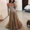 Spring new European and American women's clothing shiny tube top long sleeve tube top dress long dress dress