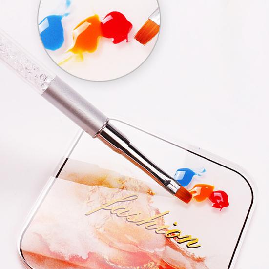 Nail Color Palette Natural Multi-functional Acrylic Stylish Nail Art Display Plate for Home