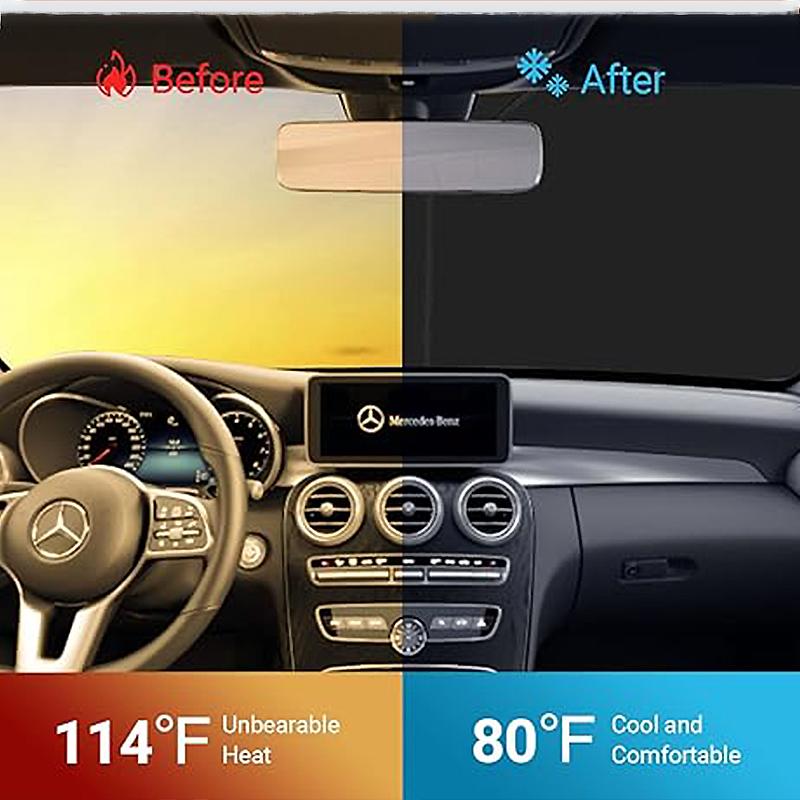 GLC GLB Auto Frontscheiben-Sonnenschutz Faltbarer Sonnenschutz Schutzabdeckung Für Mercedes Benz AMG W203 W206 W220 W205 W211 W212 W2