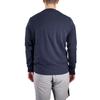Cerruti 1881 Sweat-shirt col rond logo épaule Tirreno Bleu Marine Homme