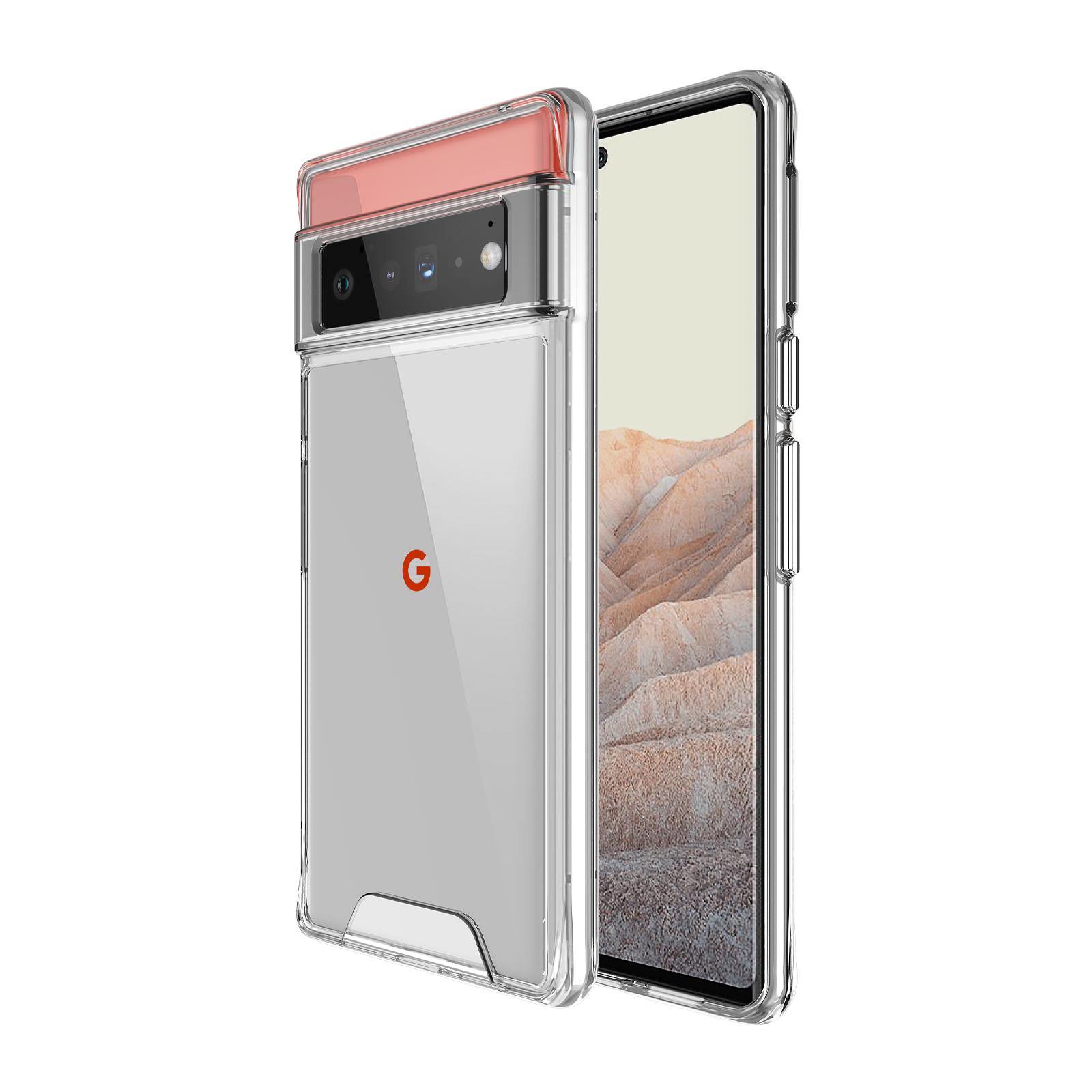 

Для Google Pixel 6/6 Pro Space Прозрачный чехол-бампер Высокая твердость Акриловый прозрачный чехол для телефона For Google Flxel 6 pro прозрачный