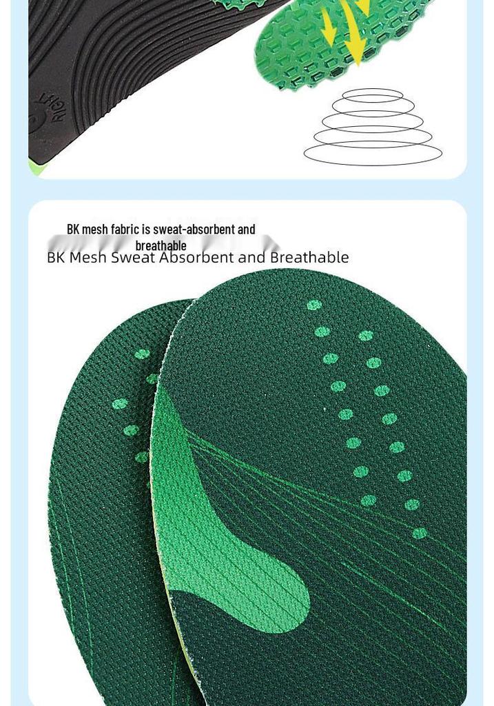 Unisex Orthopedic Sports Insoles for Military Training, Running, Basketball – High Elastic, Shock-Absorbing Arch Support