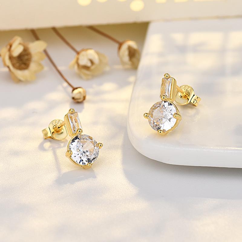 

925 Silver Earrings AAA Zircon High Quality For Women s Wedding Fine fashion Jewelry Accessories Party Holiday Gift