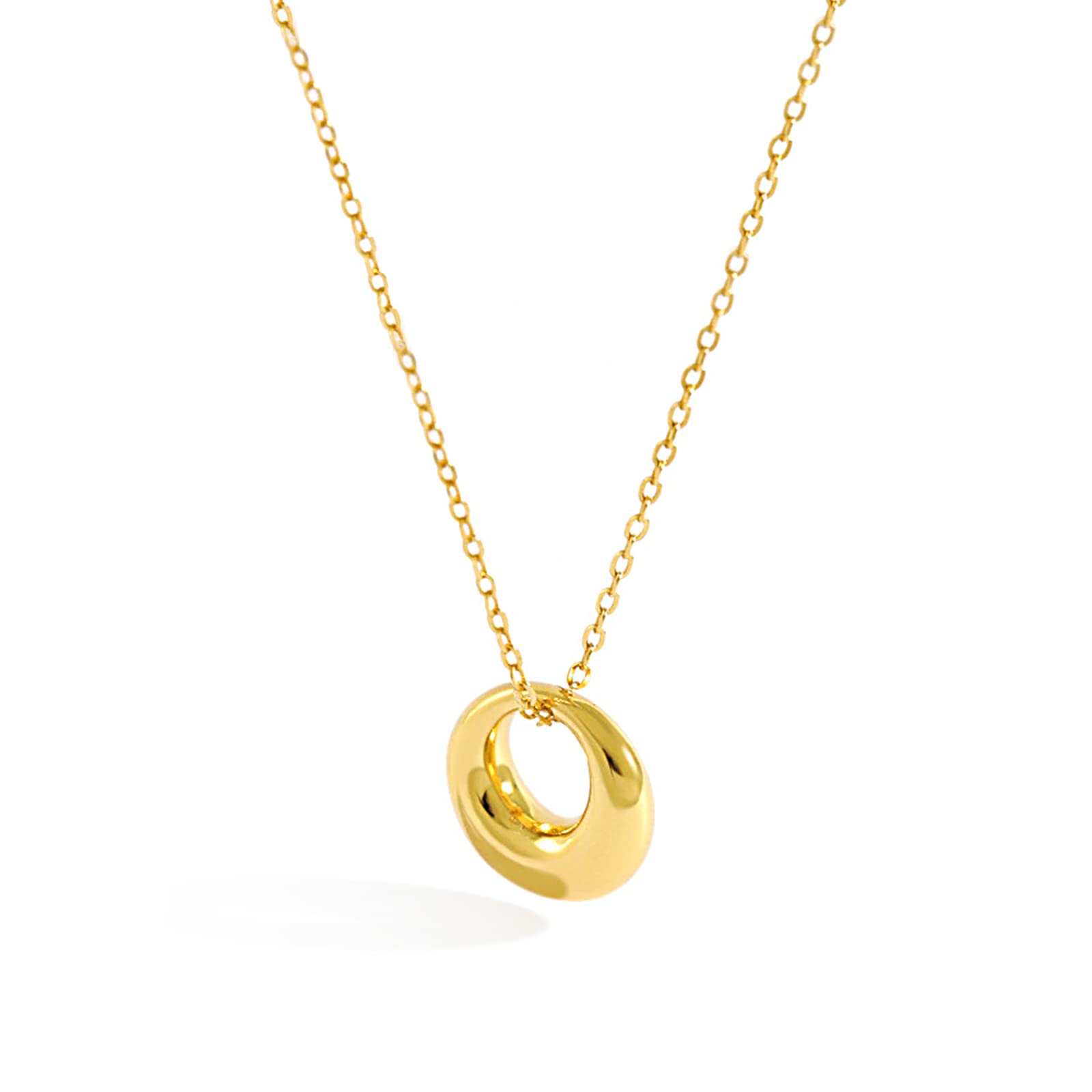 

Намисто для 18K золото 925 зі справжніми ювелірними виробами [Pasurohu] жінки, K18, покриття, срібло, підвіска, популярний, ніжний, золото, платина, регулятор, золотий