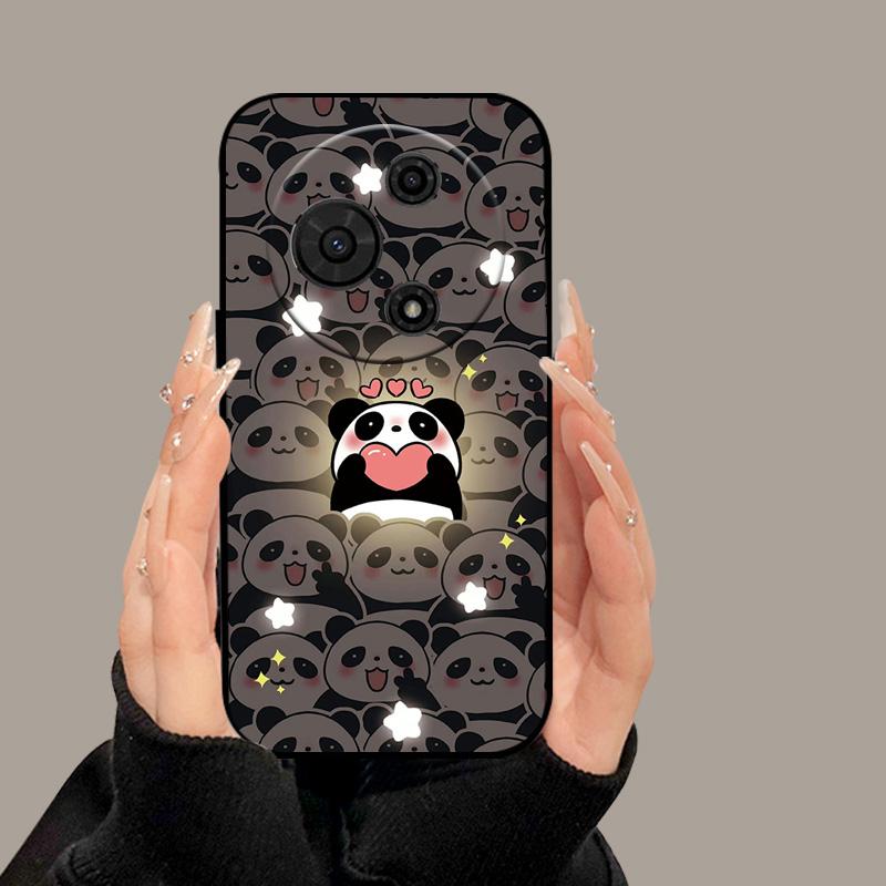 For TCL 605 T517D Case Cute Cartoon Painted Soft Silicone Cover for TCL 60 SE TCL605 60SE Luxury Shockproof Bumper Fundas Cases