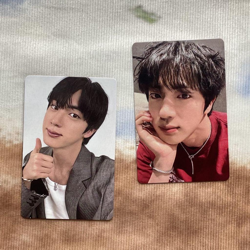[USED] BTS RUNSEOKJIN_EP.TOUR JIN trading cards (2 cards)