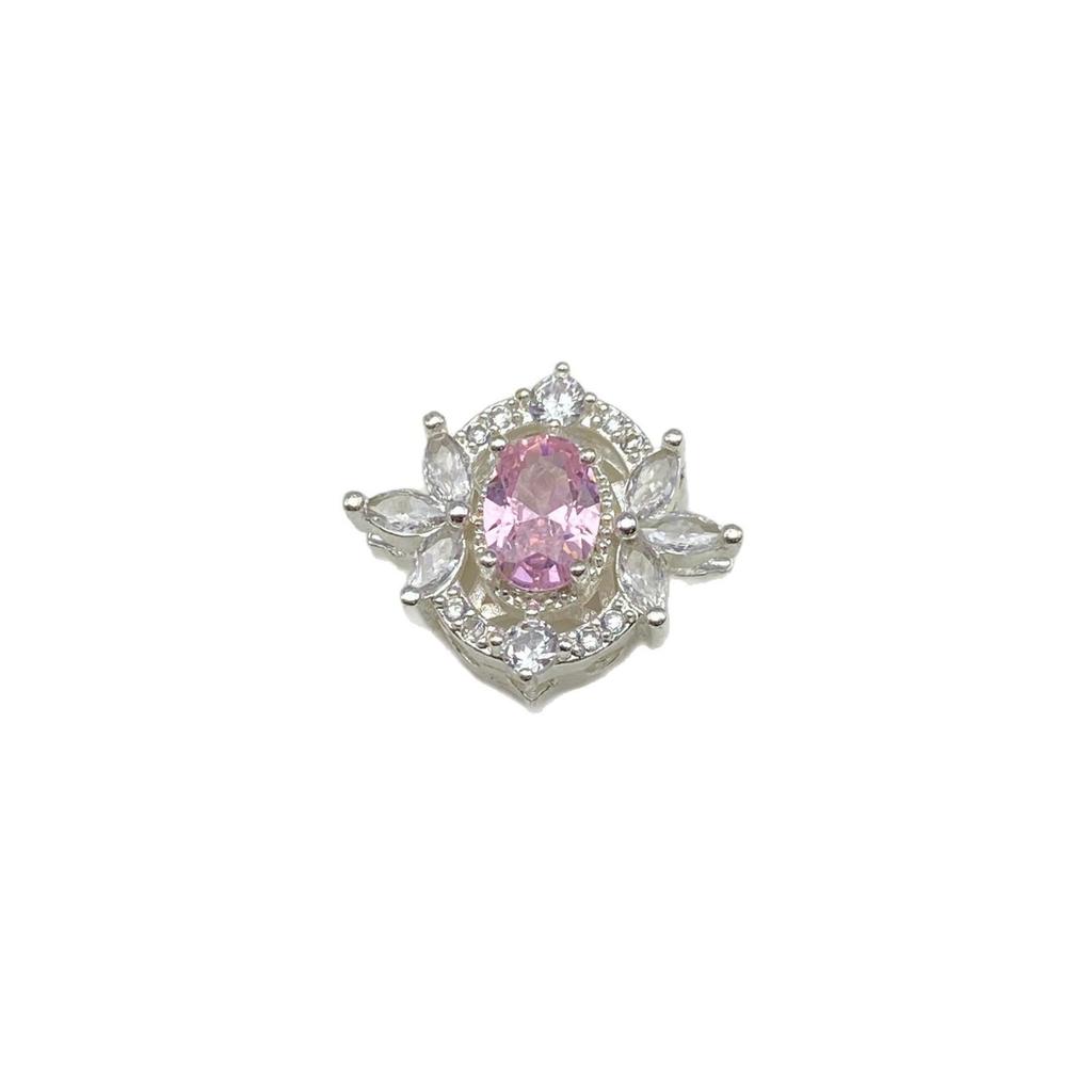 14K Gold Hollow Lace Diamond-Inlaid Spacer Beads for Crystal Bracelets – Chinese Style DIY