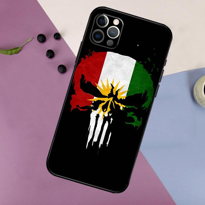 Kurdistan Flag Phone Case For iPhone 16 15 14 13 12 11 17 Pro Max 13 mini 16 Plus 16e 17 Air Bumper Cover