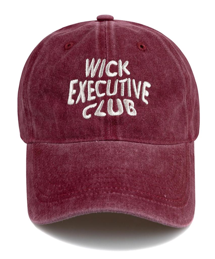 Wig Executive Club Wave Stone Washed Ball Cap - Burgundy