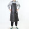 Men's Waterproof & Oil-Proof Leather Apron - Durable, Wear-Resistant, Long-Style for Cooking & Household Tasks