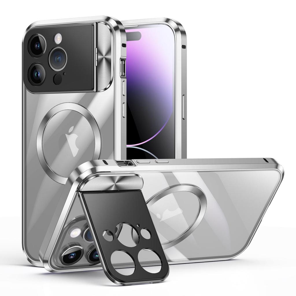 iPhone 15 Pro Max Magnetic Buckle Bracket Case, Compatible with iPhone 13/14