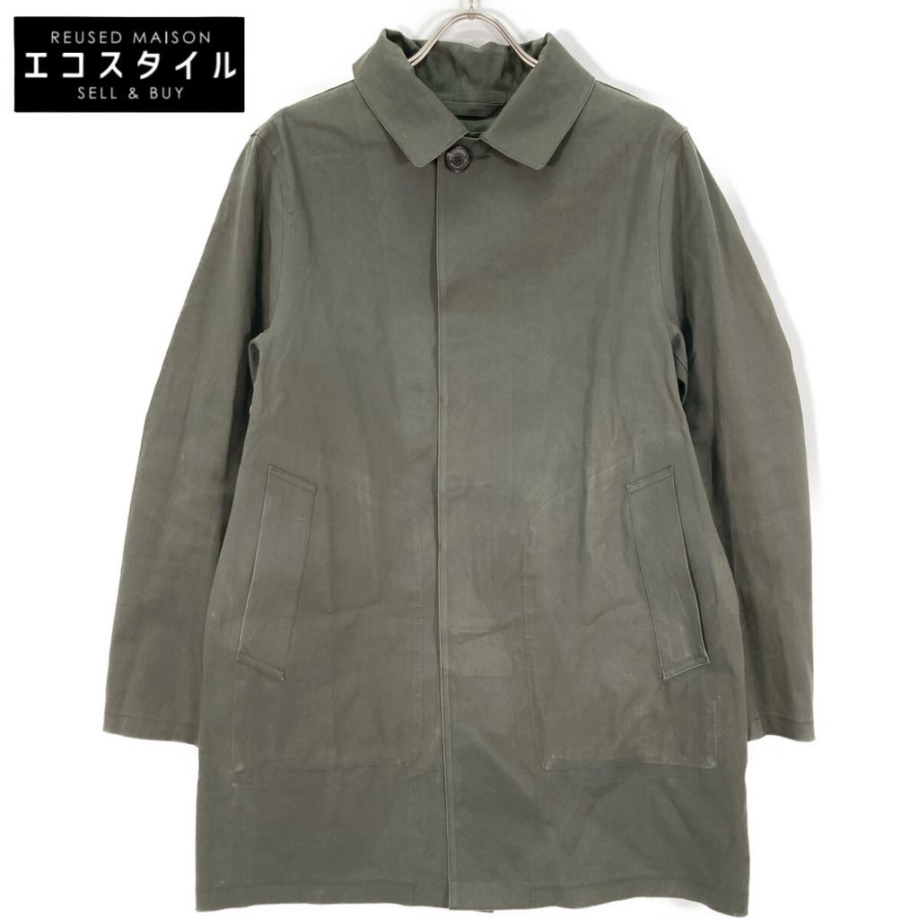 MACKINTOSH Khaki rubberized coat coat 40 khakiUsed