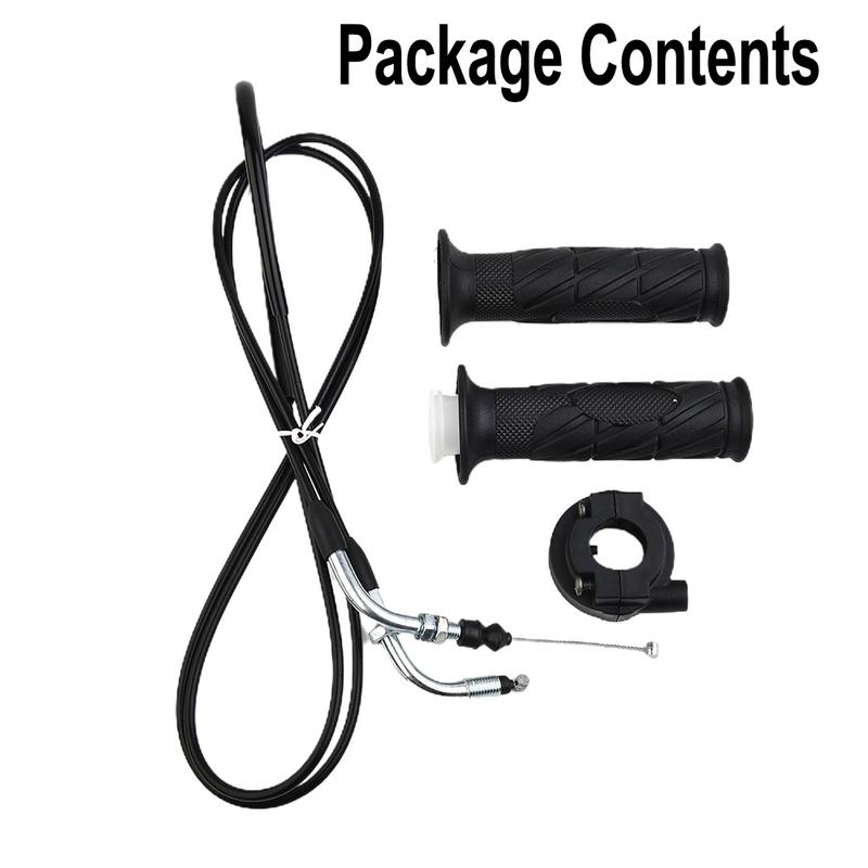 Practical Useful Hand Grip Throttle Cable Inner Diameter 23mm Brand New Metal Plastic 1 Pair For Gy6 125cc-150cc