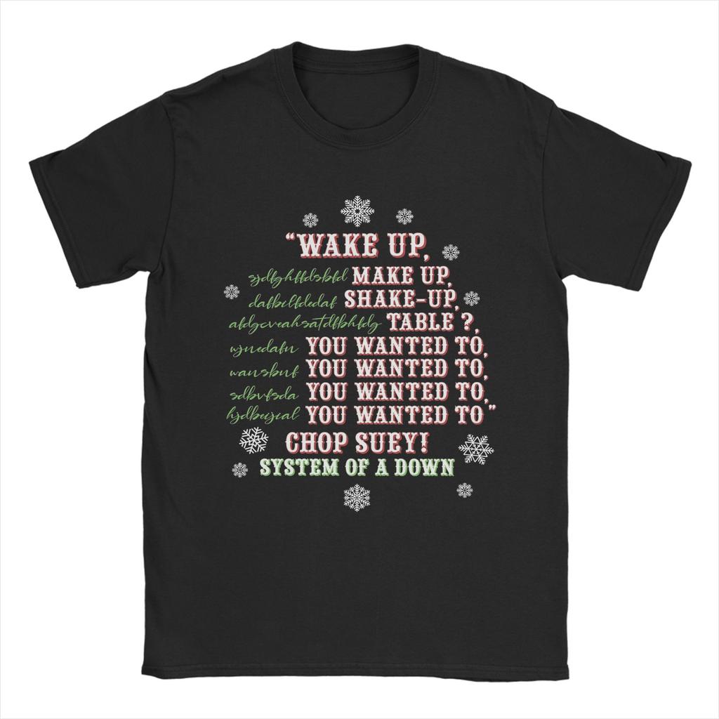 Mens TShirts System of a Down Band Mesmerize Unique Pure Cotton Tee Shirt Short Sleeve  T Shirts Crew Neck Clothing Adult