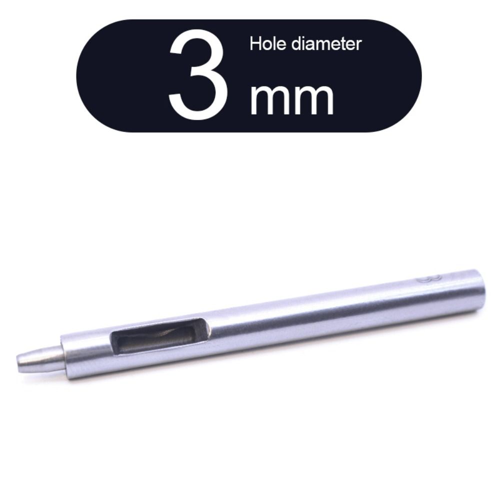 

Ремешок с отверстиями Кожаное ремесло Рукоделие Одежда Режущий инструмент Пробивной инструмент Кожаный пробойник Дырокол 3mm