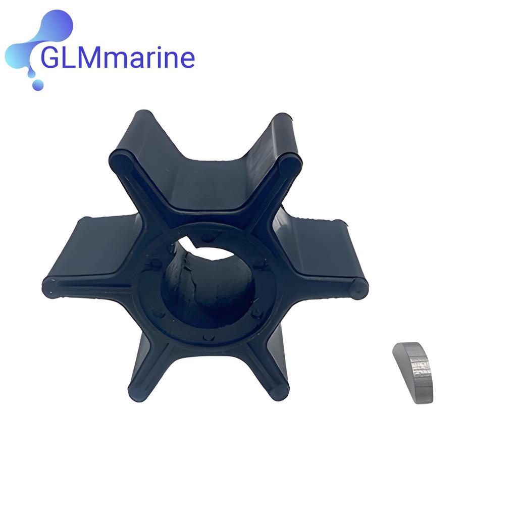 Water Pump Impeller W/ Key 17461-92D00 Fits for Suzuki Marine 2-Stroke DT8 DT9.9 8 9.9 HP Outboard Motor 17461-92D01 17461-92D02