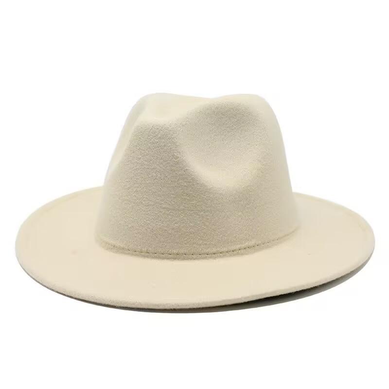 JYL TS DIY Curved Brim Cowboy Hat  Riding Cap  Felt