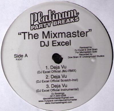 12inch Record DJ EXCEL - The Mixmaster PJ0I7 Platinum Party  US Rap & Hip-Hop/R&B Used