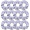 12pcs Vintage Women Pink Velvet Scrunchies Baby Girls Headwear White Black Blue Green Elastic Hair Bands Kids Hair Accessories