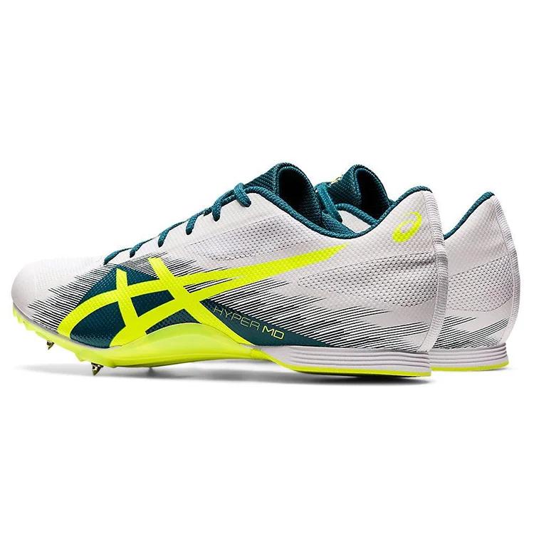 ASICS Hyper Md 7 'White Yellow' Women's (Unisex) Running Shoes 1091A018 100